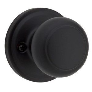 Weiser Troy Dummy Inactive Door Knob Iron Black GA12 T514 MS
